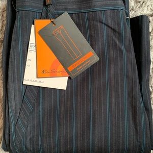 New Ben Sherman Blue Stripe Trousers, 30